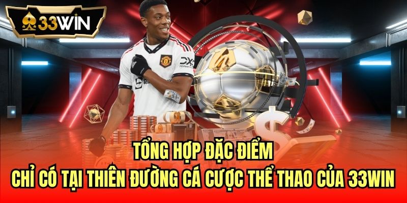 Tổng hợp đặc điểm chỉ có tại thiên đường cá cược thể thao của 33Win
